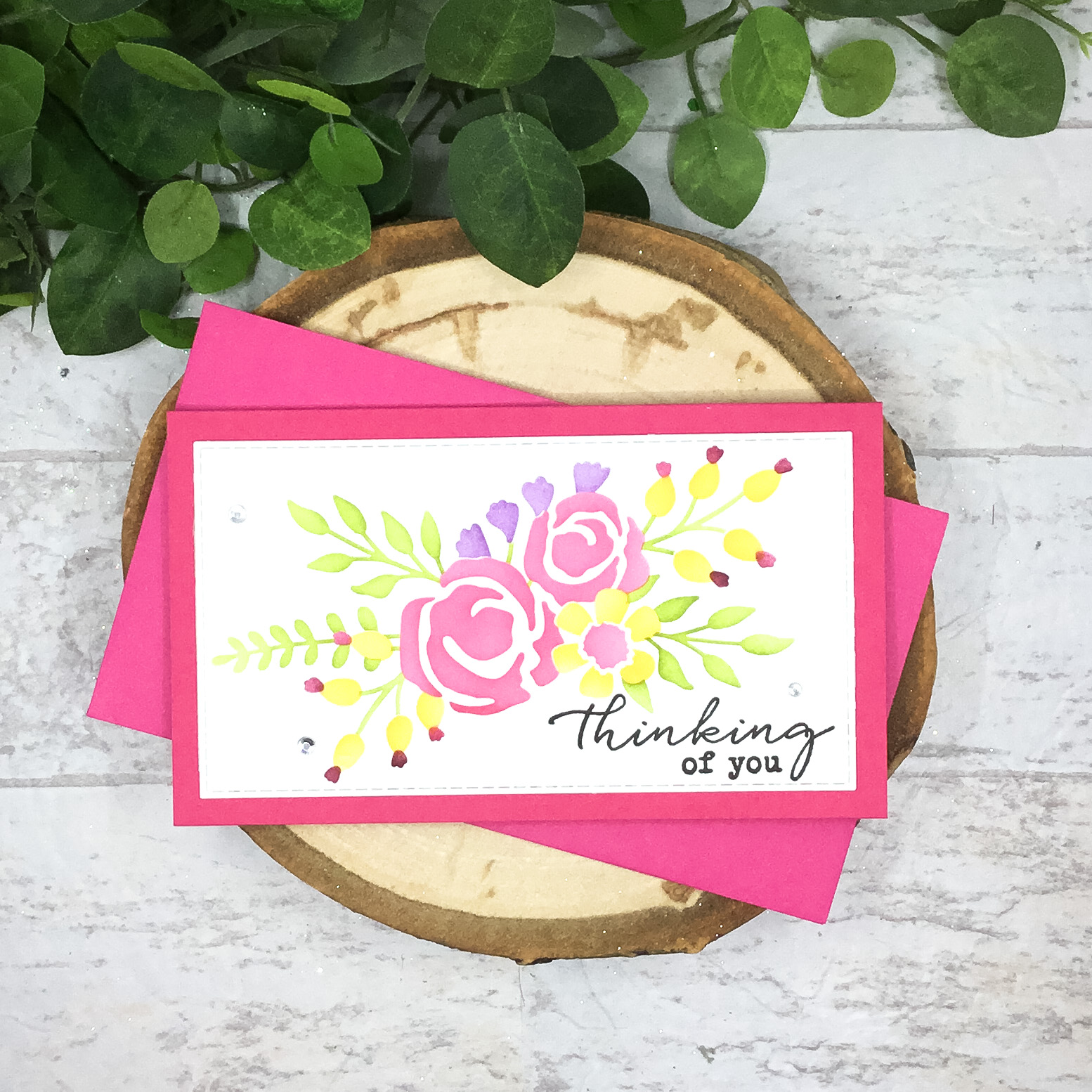 Floral Friday with Taylored Expressions Stencils