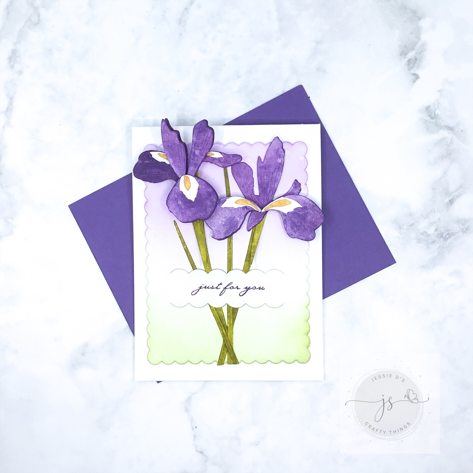 Floral Friday with Papertrey Ink – Into the Blooms: Iris